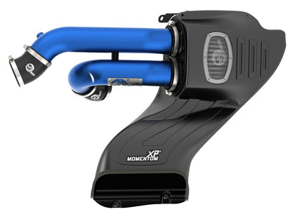 Momentum Xp Cold Air Intake System w/ Pro Dry S Filter Blue Ford F-150 Raptor 17-20 V6-3.5L (tt) aFe Power-3
