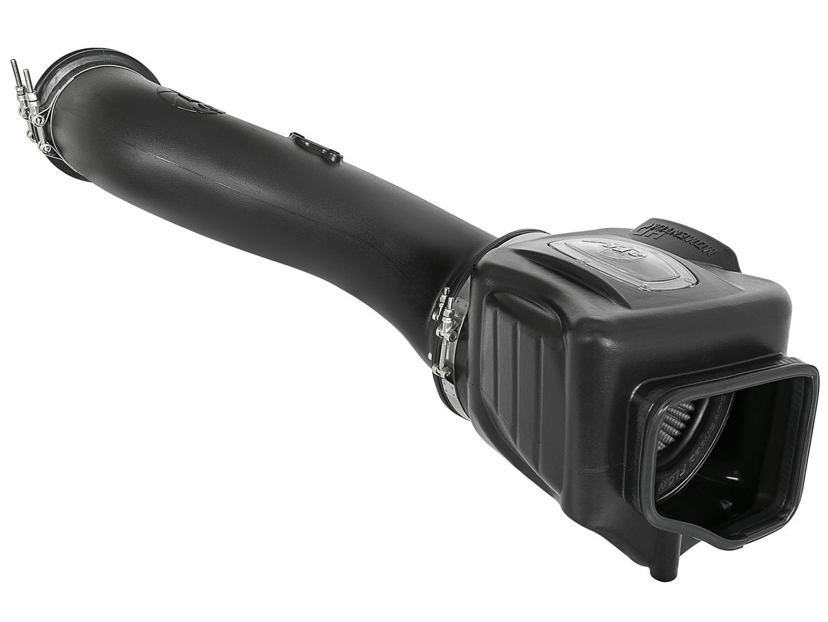 Momentum HD Cold Air Intake System w/ Pro Dry S Filter GM Diesel Trucks 07.5-10 V8-6.6L (td) Lmm aFe Power-1