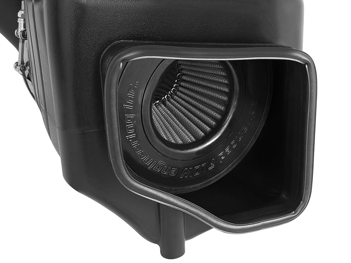 Momentum HD Cold Air Intake System w/ Pro Dry S Filter GM Diesel Trucks 07.5-10 V8-6.6L (td) Lmm aFe Power-2