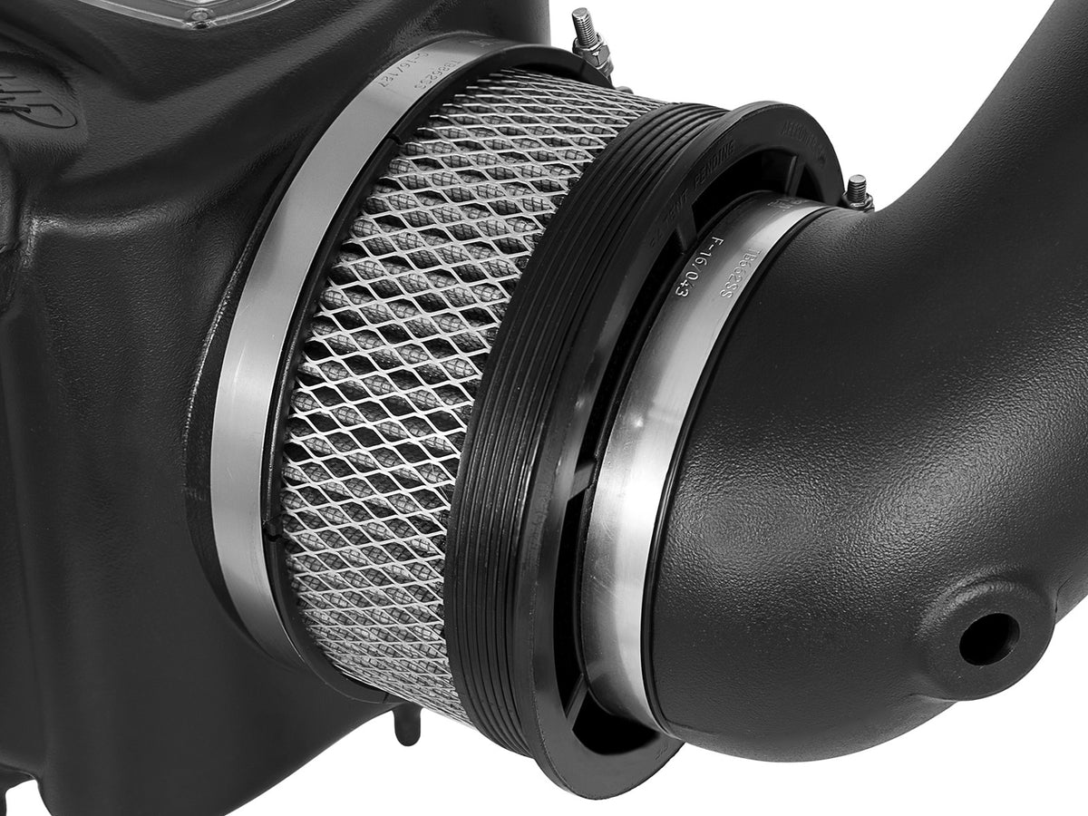 Momentum HD Cold Air Intake System w/ Pro Dry S Filter GM Diesel Trucks 07.5-10 V8-6.6L (td) Lmm aFe Power-3