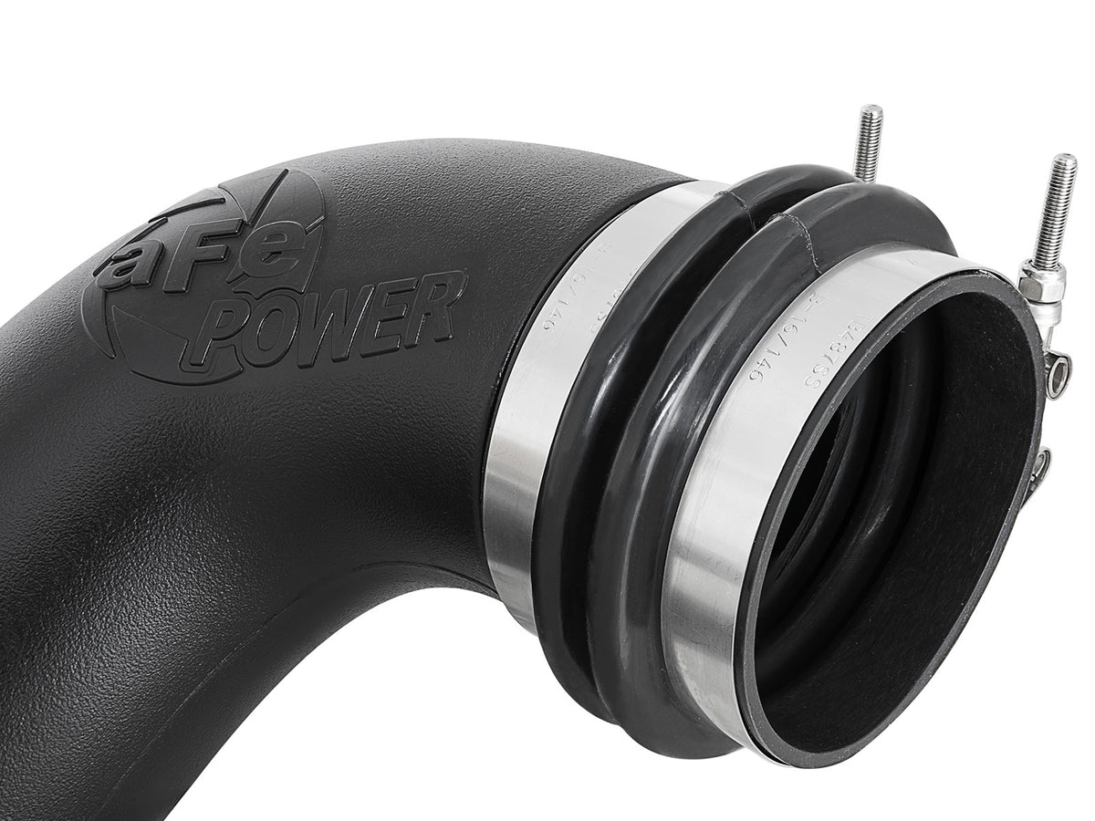 Momentum HD Cold Air Intake System w/ Pro Dry S Filter GM Diesel Trucks 07.5-10 V8-6.6L (td) Lmm aFe Power-6