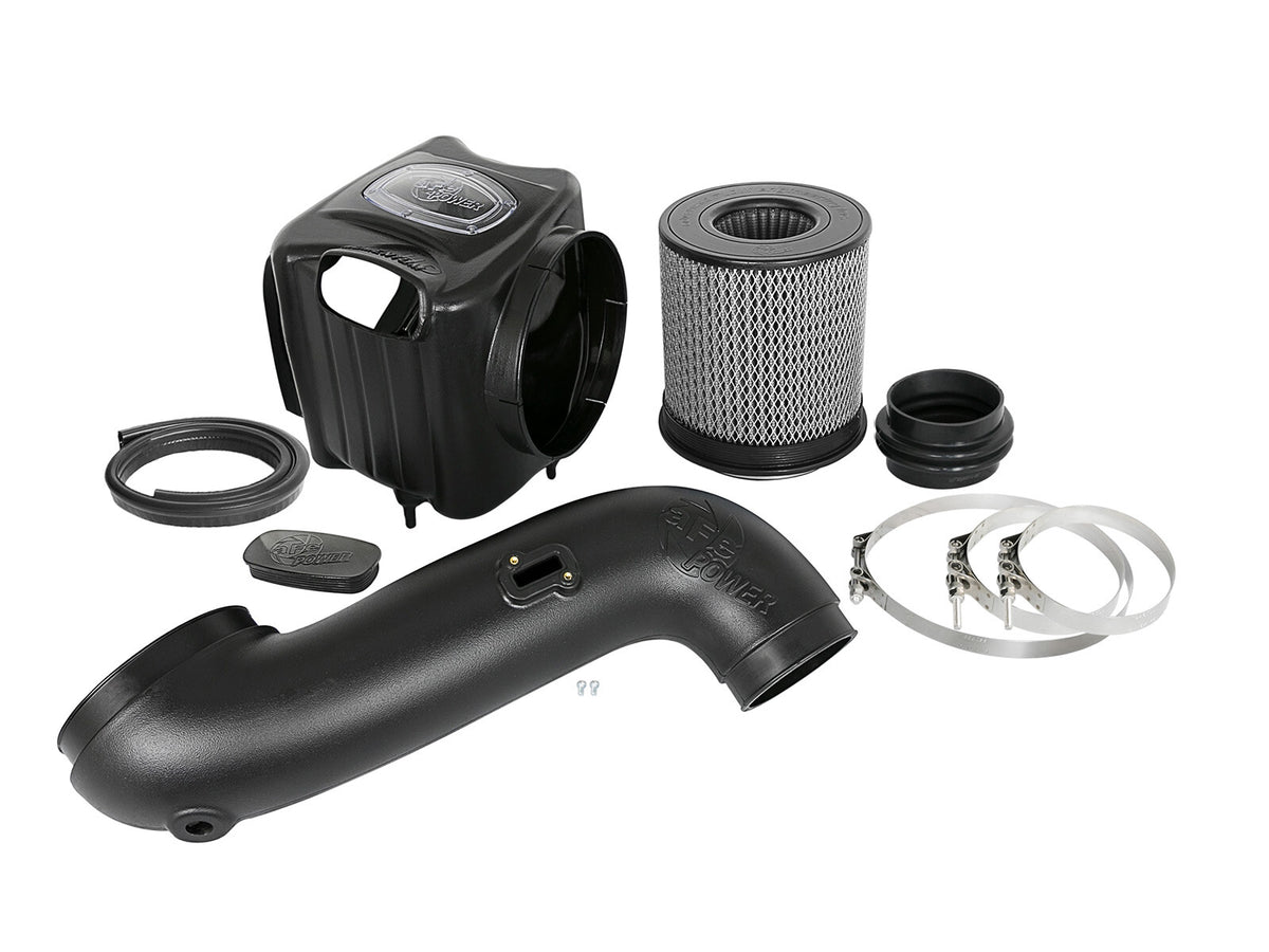 Momentum HD Cold Air Intake System w/ Pro Dry S Filter GM Diesel Trucks 07.5-10 V8-6.6L (td) Lmm aFe Power-7