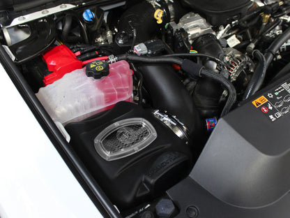 Momentum HD Cold Air Intake System w/ Pro Dry S Filter GM Diesel Trucks 11-16 V8-6.6L (td) Lml aFe Power-7