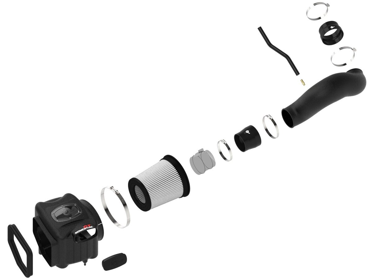 Momentum GT Cold Air Intake System w/ Pro Dry S Filter GM Trucks/SUVs 07-08 V8-4.8L/5.3L/6.0L/6.2L (GMT900) aFe Power-1