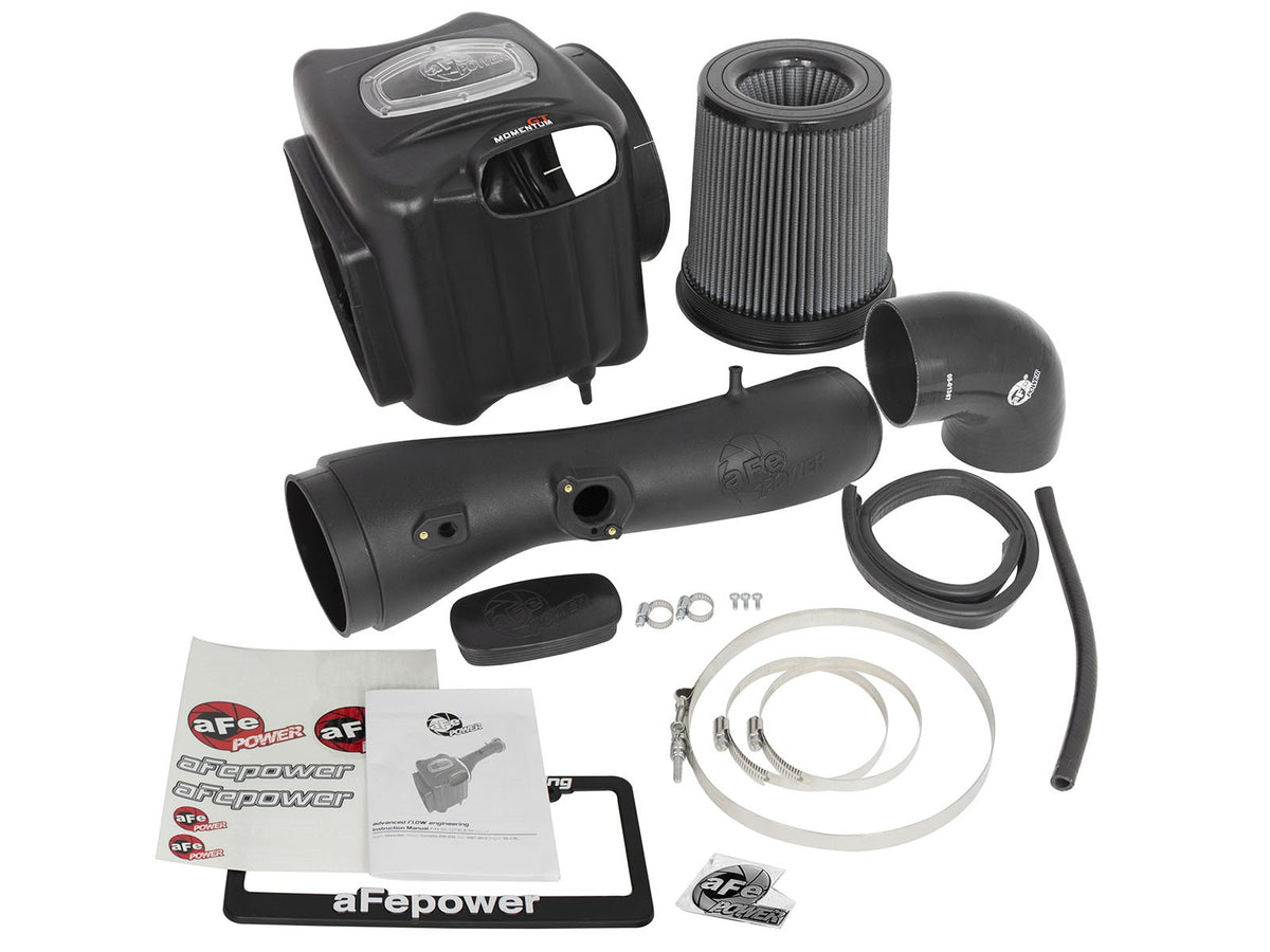Momentum GT Cold Air Intake System w/ Pro Dry S Filter GM Silverado/Sierra 2500/3500HD 09-15 V8-6.0L aFe Power-6