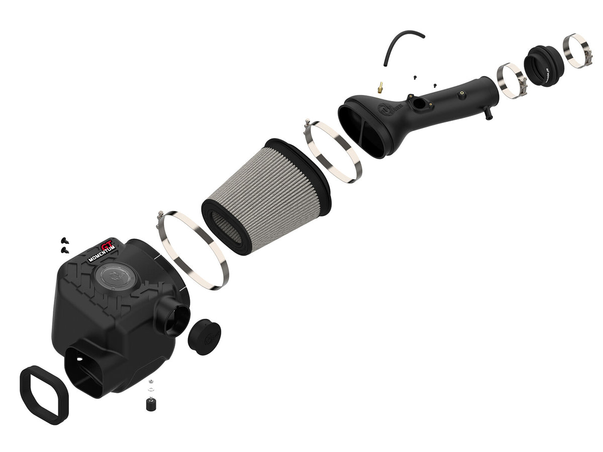 Momentum GT Cold Air Intake System w/ Pro Dry S Filter Toyota Tacoma 05-11 V6-4.0L aFe Power-5