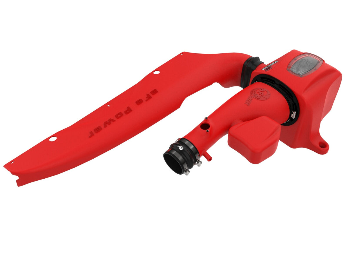Momentum GT Cold Air Intake System Red w/ Pro Dry S Filter Toyota Tacoma 16-23 V6-3.5L aFe Power-2
