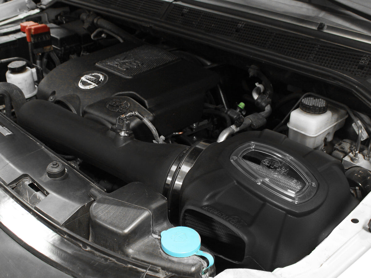 Momentum GT Cold Air Intake System w/ Pro Dry S Filter Nissan Titan 04-15 V8-5.6L aFe Power-6