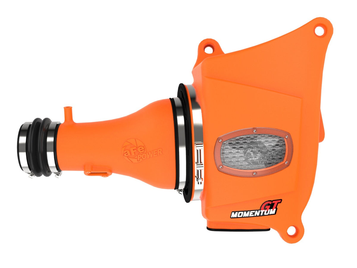 Momentum GT Cold Air Intake System Orange w/ Pro Dry S Filter Nissan Armada 17-24/Nissan Patrol 10-24 (Y62)/Infiniti QX80 14-24/Infiniti QX56 11-13 V8-5.6L aFe Power-4