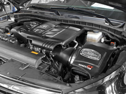 Momentum GT Cold Air Intake System w/ Pro Dry S Filter Nissan Armada 17-24/Nissan Patrol 10-24 (Y62)/Infiniti QX80 14-24/Infiniti QX56 11-13 V8-5.6L aFe Power-6