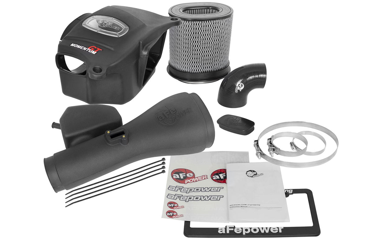 Momentum GT Cold Air Intake System w/ Pro Dry S Filter Nissan Patrol (Y62) 10-17 V8-5.6L (320 hp) VK56DE aFe Power-6