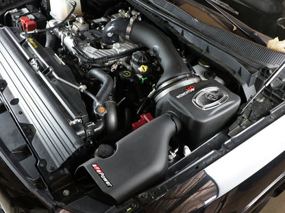Momentum HD Cold Air Intake System w/ Pro Dry S Filter Nissan Titan Xd 16-19 V8-5.0L (td) aFe Power-9