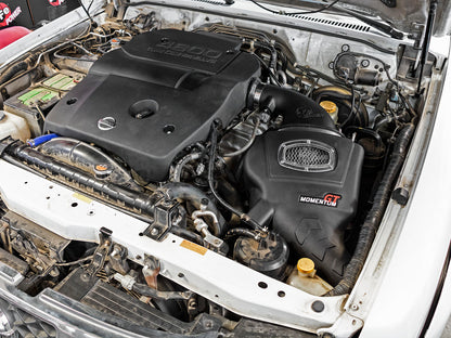 Momentum GT Cold Air Intake System w/ Pro Dry S Filter Nissan Patrol (Y61) 01-16 L6-4.8L aFe Power-7