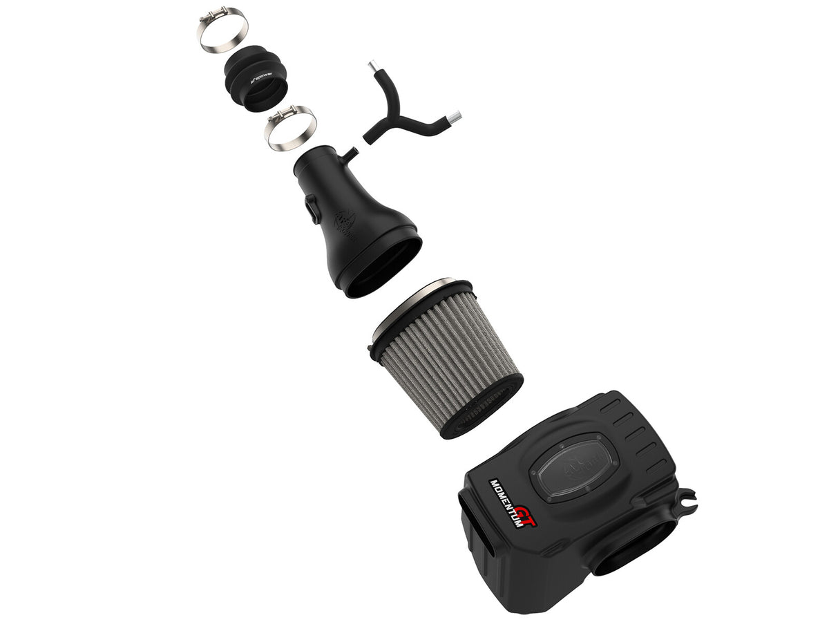 Momentum GT Cold Air Intake System w/ Pro Dry S Filter Nissan Titan 17-24 V8-5.6L aFe Power-4