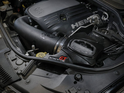 Momentum GT Cold Air Intake System w/ Pro Dry S Filter Jeep Grand Cherokee (WK2) 11-21/Dodge Durango 11-26 V8-5.7L Hemi aFe Power-5
