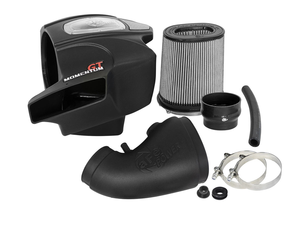 Momentum GT Cold Air Intake System w/ Pro Dry S Filter Jeep Grand Cherokee (WK2) 12-21 V8-6.4L Hemi aFe Power-1