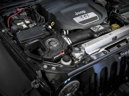 Momentum GT Cold Air Intake System w/ Pro Dry S Filter Jeep Wrangler (JK) 12-18 V6-3.6L 13 HP Gain aFe Power-7