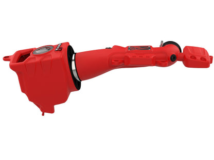 Momentum GT Cold Air Intake System Red w/ Pro Dry S Filter Jeep Wrangler (Jl)/Gladiator (Jt) 18-26 V6-3.6L aFe Power-3