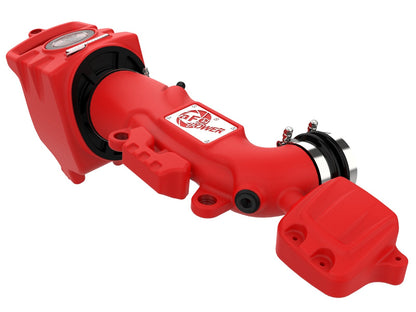 Momentum GT Cold Air Intake System Red w/ Pro Dry S Filter Jeep Wrangler (Jl)/Gladiator (Jt) 18-26 V6-3.6L aFe Power-5