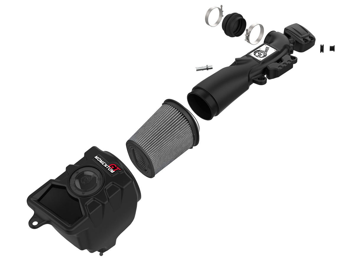 Momentum GT Cold Air Intake System w/ Pro Dry S Filter Jeep Wrangler (Jl)/Gladiator (Jt) 18-26 V6-3.6L aFe Power-5