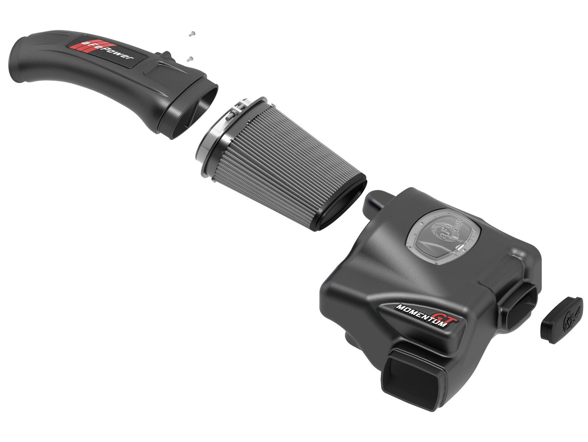 Momentum GT Cold Air Intake System w/ Pro Dry S Filter BMW 135i (E82/88) / 335i (E90/92/93) 11-13 L6-3.0L (t) N55 aFe Power-5