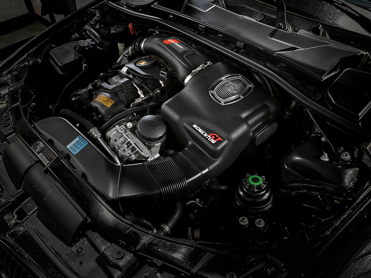 Momentum GT Cold Air Intake System w/ Pro Dry S Filter BMW 135i (E82/88) / 335i (E90/92/93) 11-13 L6-3.0L (t) N55 aFe Power-7
