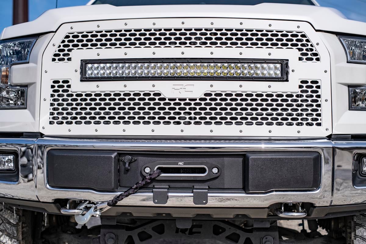 Hidden Winch Mount Ford F-150 2WD/4WD (2015-2020) Rough Country-1