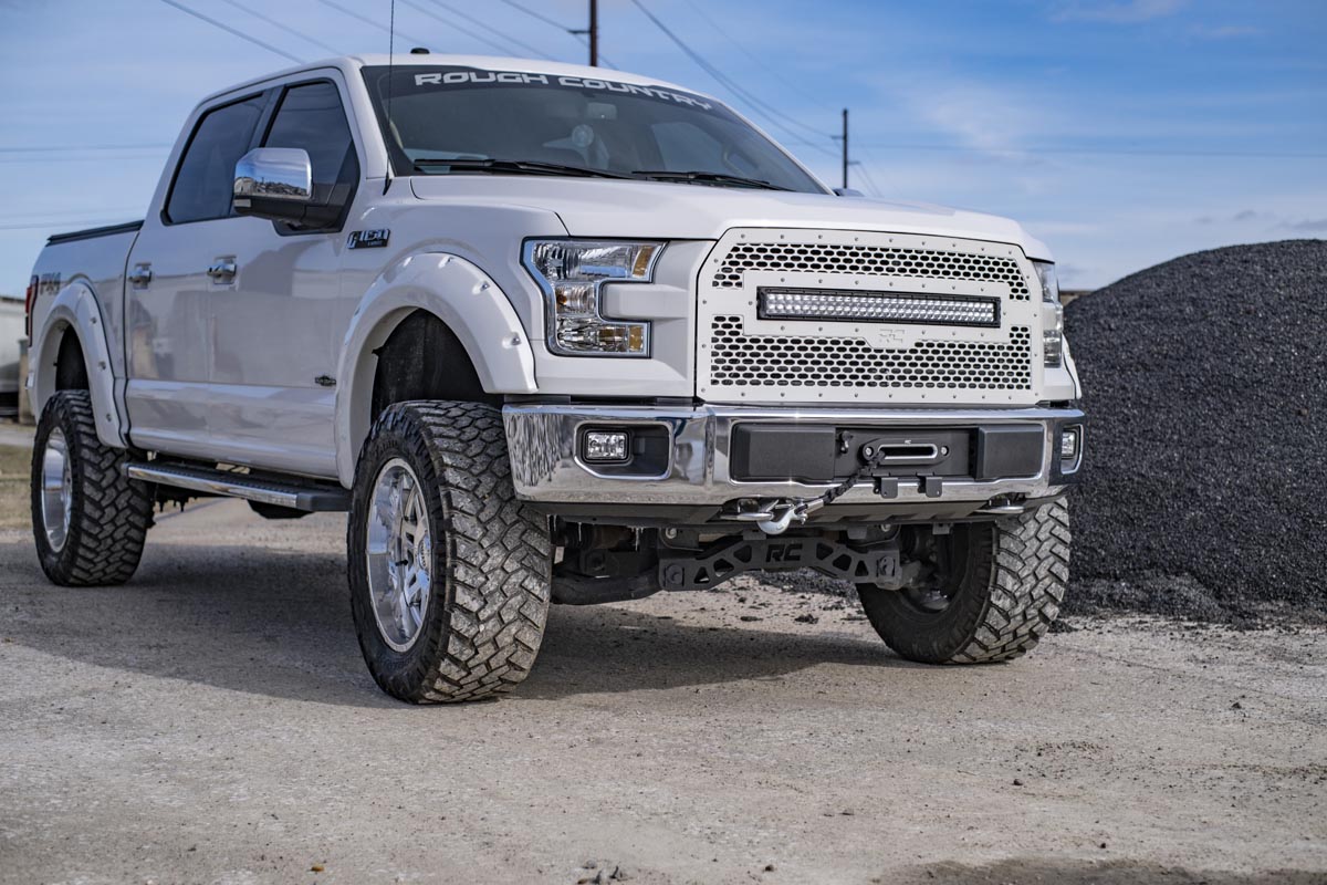 Hidden Winch Mount Ford F-150 2WD/4WD (2015-2020) Rough Country-4