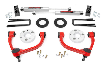 3 Inch Lift Kit Red Ford F-150 4WD (2009-2013) Rough Country