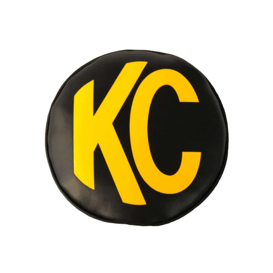 Cover 6 Inch KC Vinyl Black Yellow Pair KC Hilites
