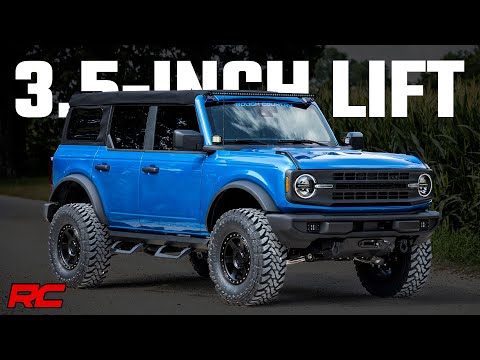 Rough Country 3.5 Inch Lift Kit 21-Up Ford Bronco 4WD Rough Country