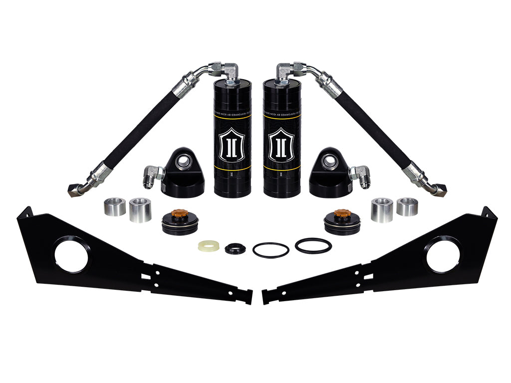 2005-2023 Toyota Tacoma/2003-2024 4Runner/2007-2014 FJ Cruiser Front Coilover Reservoir Upgrade Kit W/ Seals Pair ICON Vehicle Dynamics