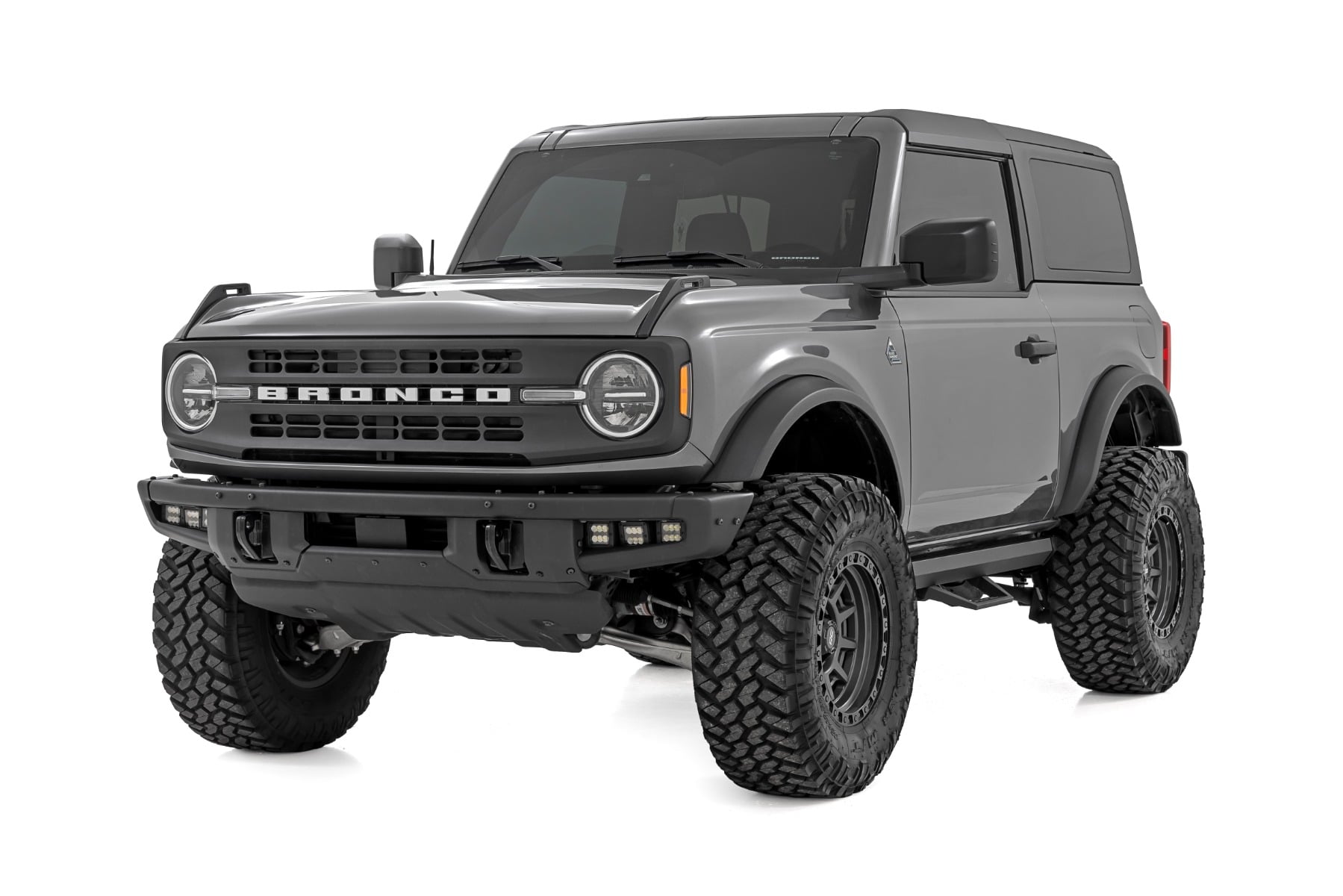 SRL2 Adjustable Aluminum Step 2 Door Ford Bronco (2 Door) 4WD (2021-2025) Rough Country-2