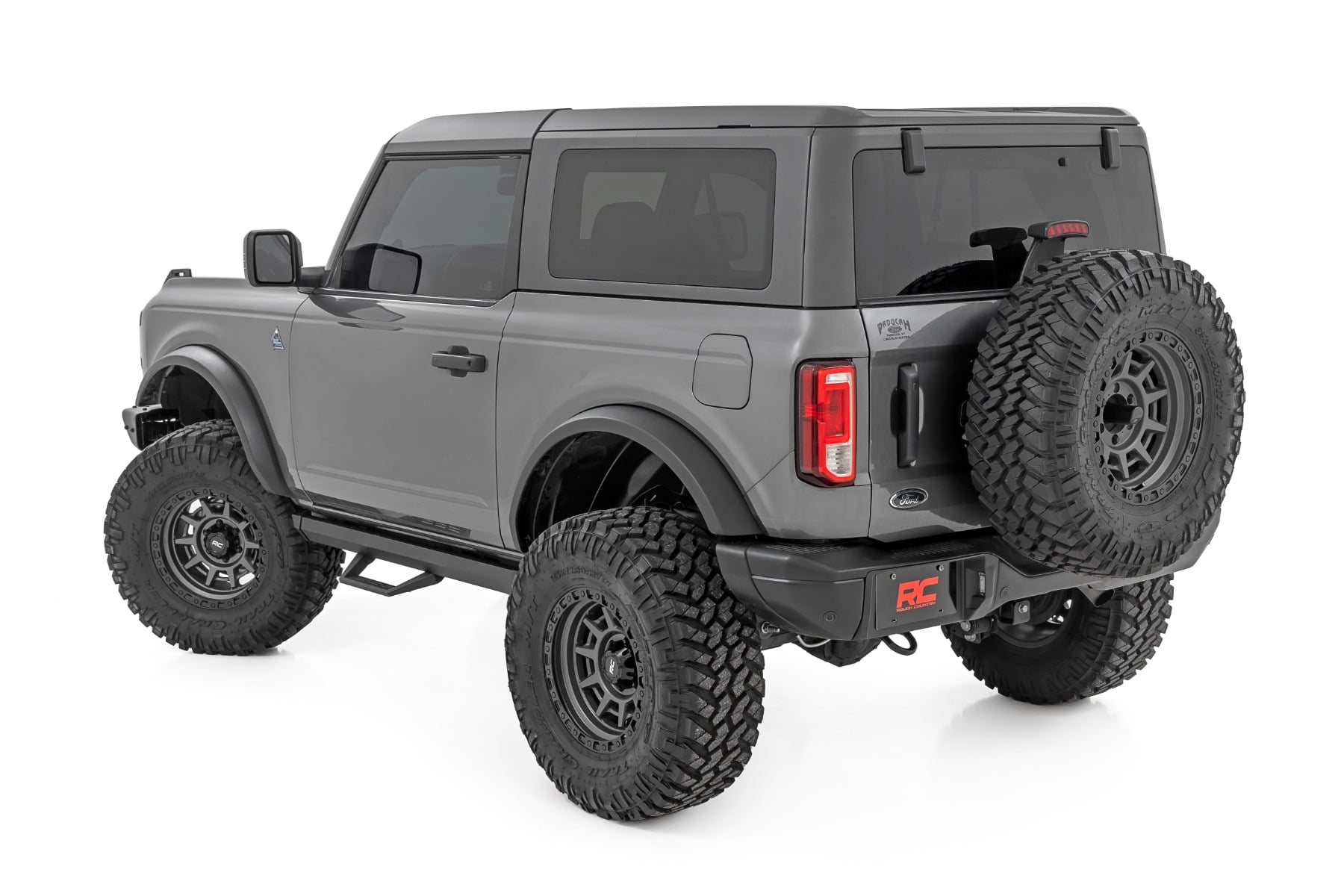 SRL2 Adjustable Aluminum Step 2 Door Ford Bronco (2 Door) 4WD (2021-2025) Rough Country-3