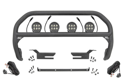 Nudge Bar 3.5 Inch Round Led (x4) Ford Bronco 4WD (2021-2025) Rough Country