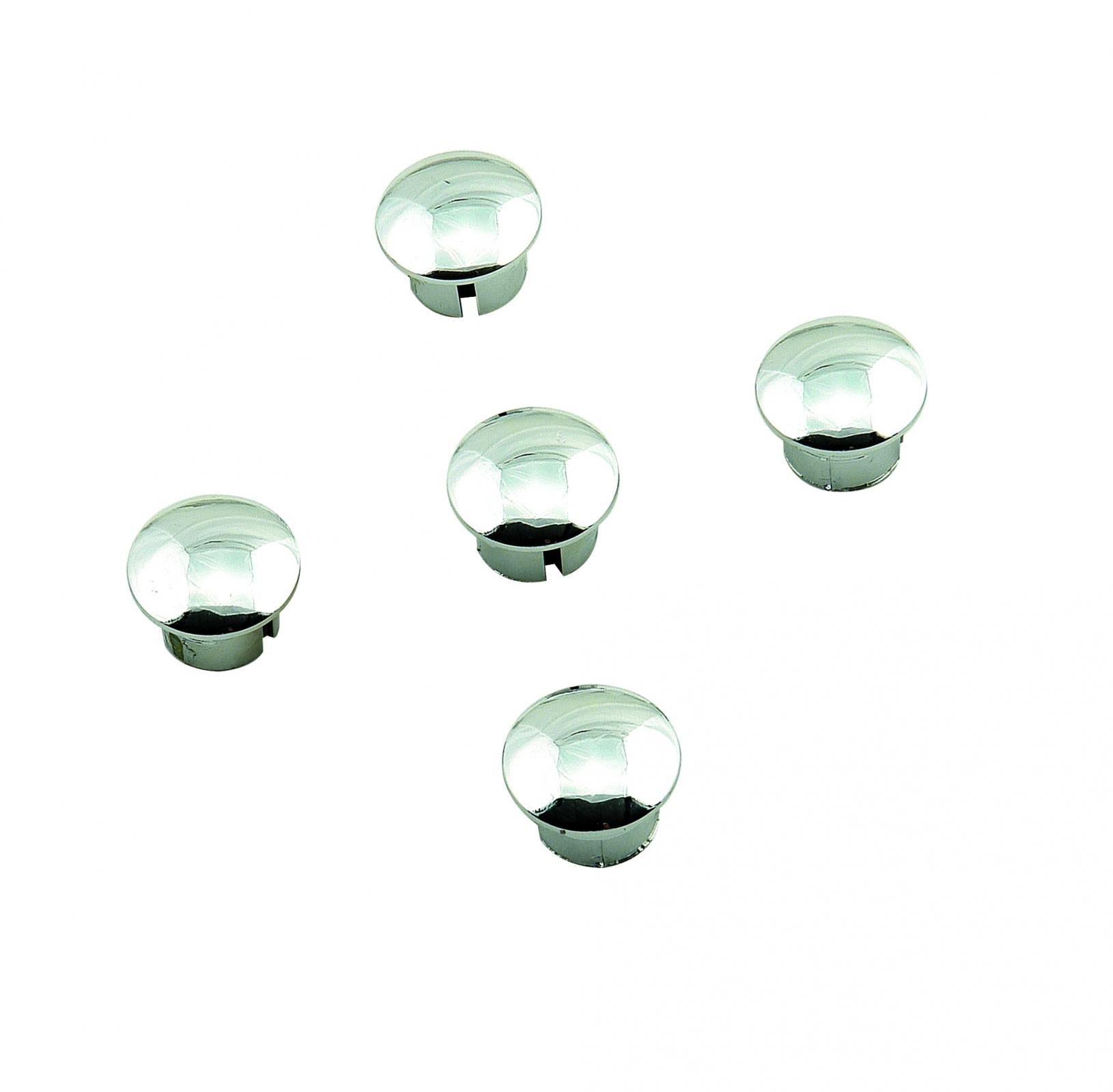 Chrome Wheel Plugs Fits wheels with 11/16 Inch diameter bolt holes Mr Gasket
