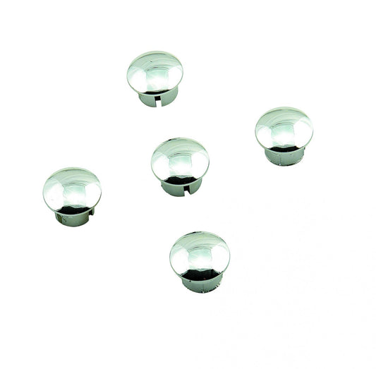 Chrome Wheel Plugs Fits wheels with 11/16 Inch diameter bolt holes Mr Gasket
