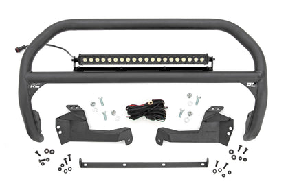 Nudge Bar 20 Inch Black Series Single Row LED 21-Up Ford Bronco Sport Rough Country