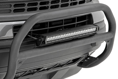 Nudge Bar 20 Inch Chrome Series Single Row LED 21-Up Ford Bronco Sport Rough Country-1