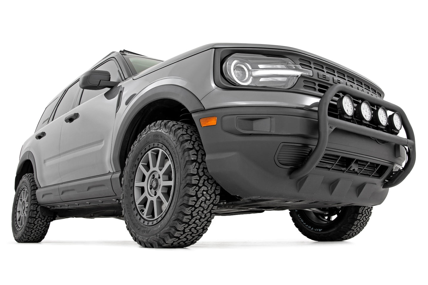 Nudge Bar 4 Inch Round Led (x4) Ford Bronco Sport 4WD (2021-2024) Rough Country-3