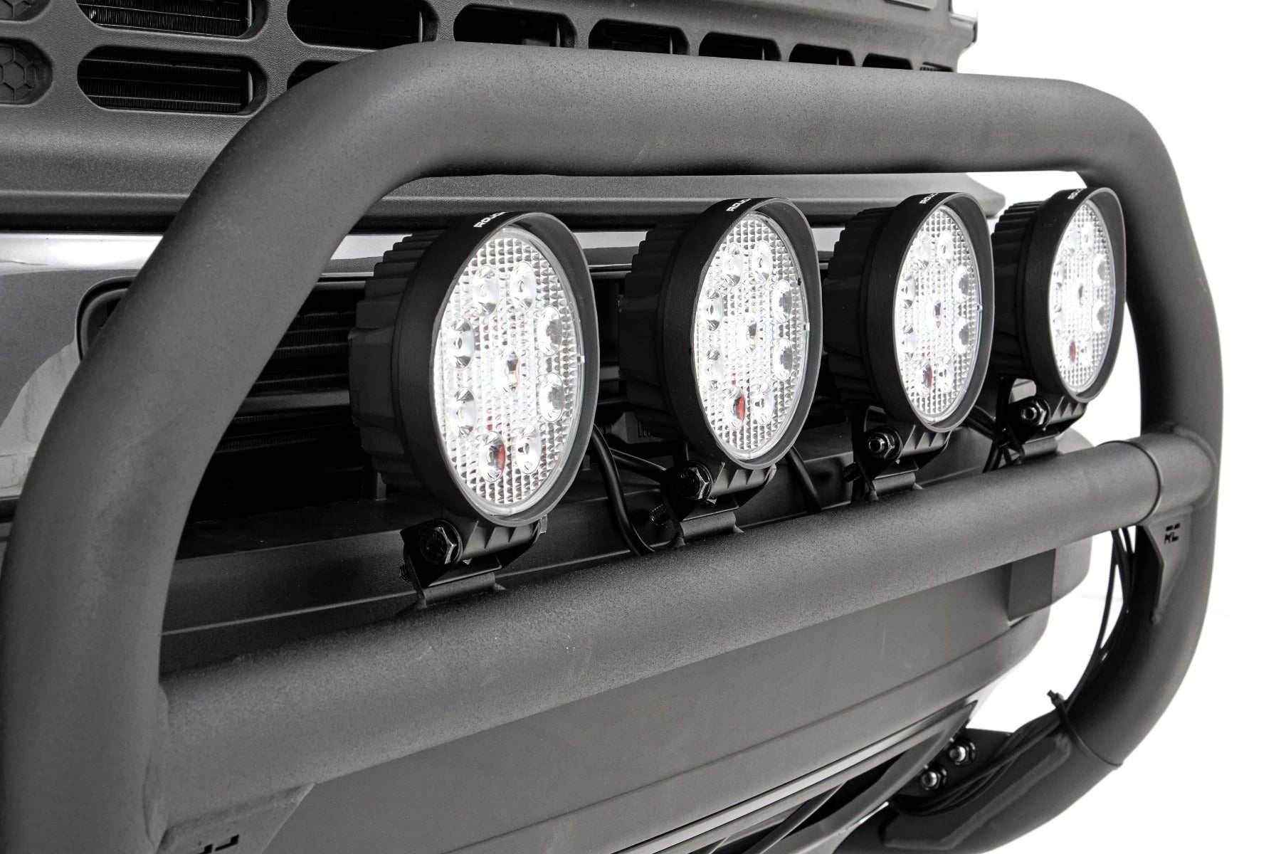 Nudge Bar 4 Inch Round Led (x4) Ford Bronco Sport 4WD (2021-2024) Rough Country-4