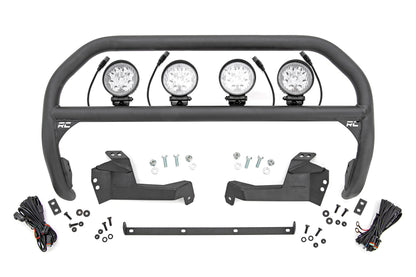 Nudge Bar 4 Inch Round Led (x4) Ford Bronco Sport 4WD (2021-2024) Rough Country