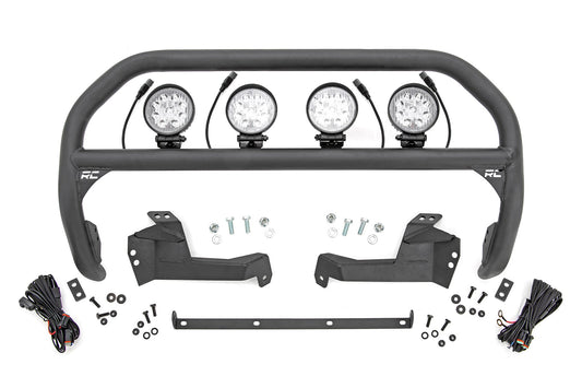 Nudge Bar 4 Inch Round Led (x4) Ford Bronco Sport 4WD (2021-2024) Rough Country