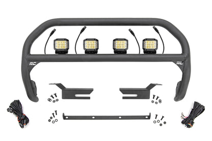 Nudge Bar 3 Inch Wide Angle Led (x4) Ford Bronco 4WD (2021-2025) Rough Country