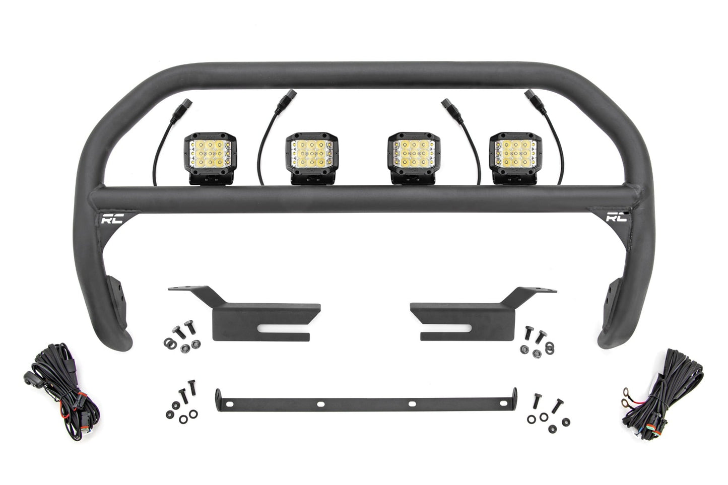 Nudge Bar 3 Inch Wide Angle Led (x4) Ford Bronco 4WD (2021-2025) Rough Country