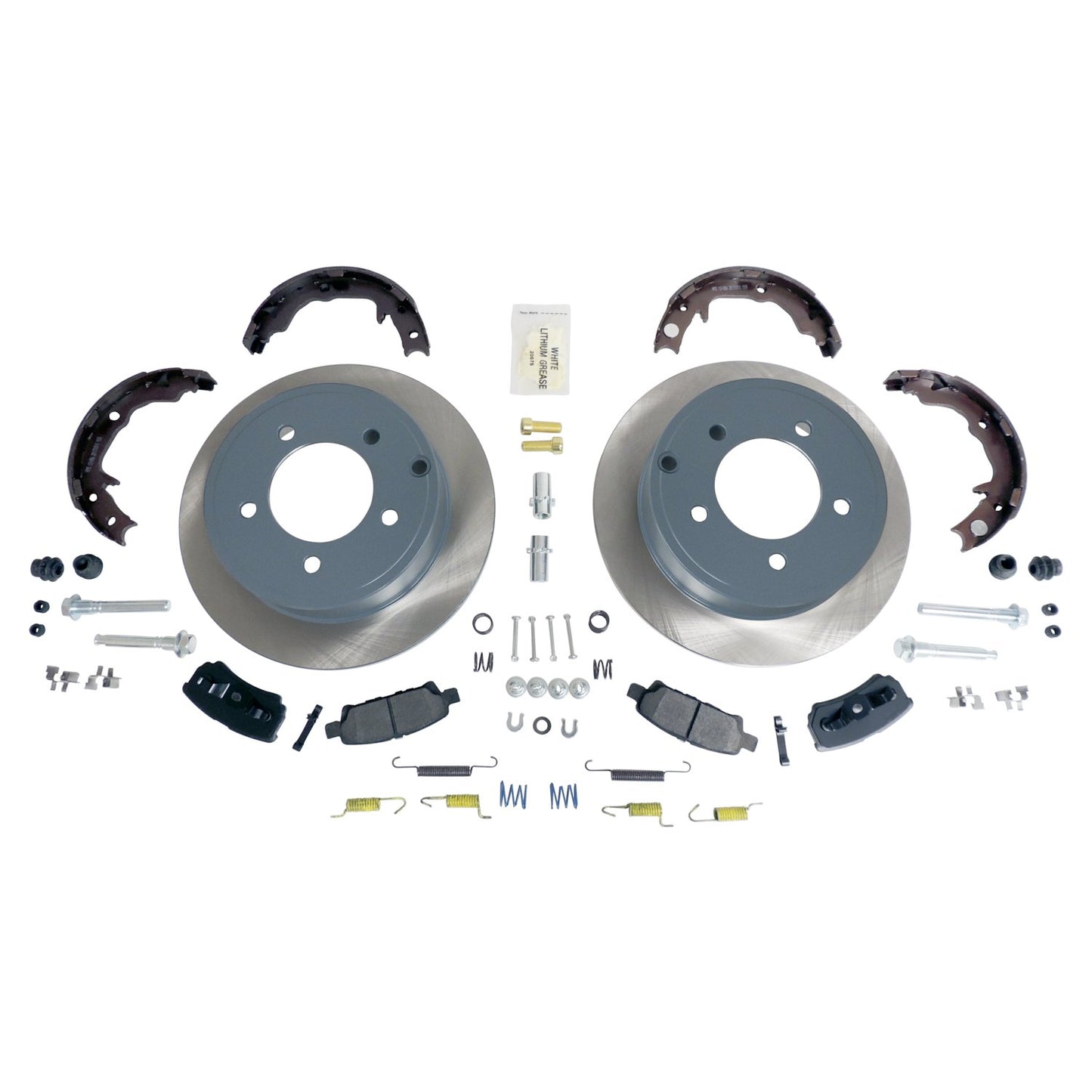 Rear Disc Brake Service Kit for 07-17 Jeep MK Compass, Patriot w/ 10.31 Inch Rotors Crown Automotive