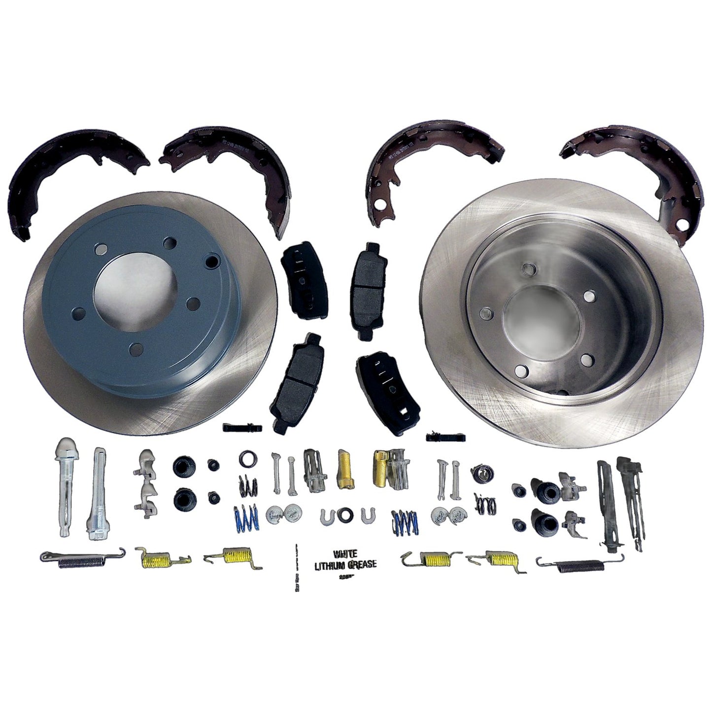 Rear Disc Brake Service Kit for 07-17 Jeep MK Compass, Patriot w/ 10.31 Inch Rotors Crown Automotive-1