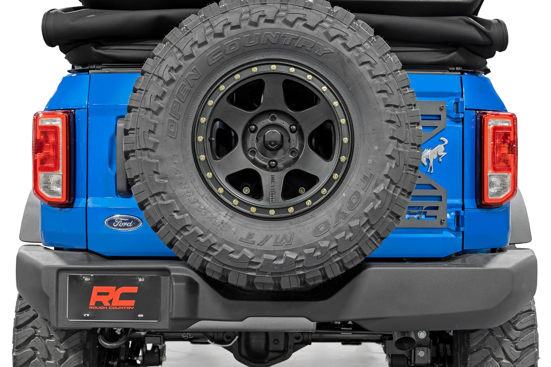 Spare Tire Relocation Plate Ford Bronco 4WD (2021-2025) Rough Country-3