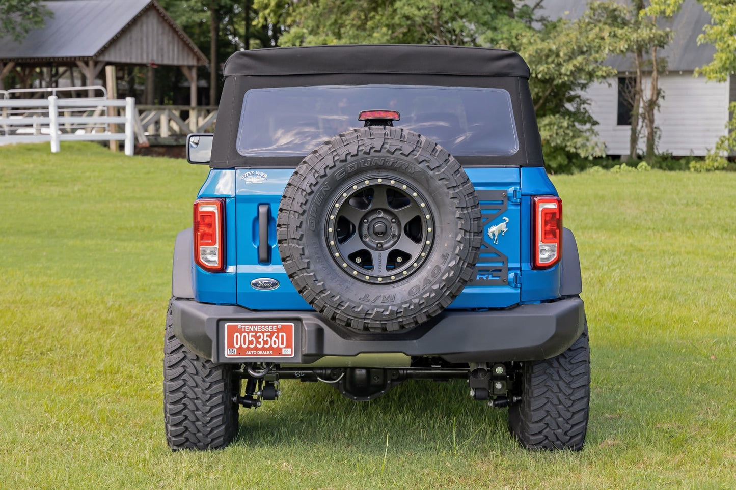 Spare Tire Relocation Plate Ford Bronco 4WD (2021-2025) Rough Country-5