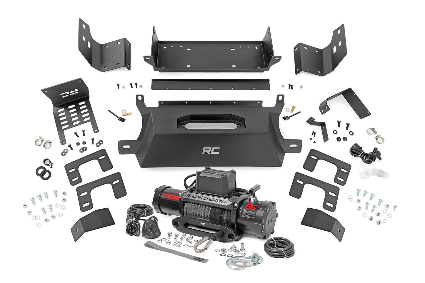 Hidden Winch Mount 9500S Ford Bronco 4WD (2021-2025) Rough Country